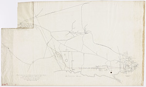 Plan showing the route of proposed railroad from Marblehead to Swampscott, drawn from town and county maps / Charles A. Putnam.