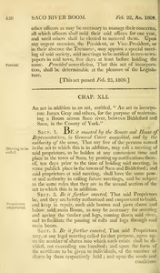 1808 Chap. 0041. An Act In Addition To An Act, Entitled, "An Act To Incorporate James Gray And Others, For The Purpose Of Maintaining A Boom Across Saco River, Between Biddeford And Saco, In The County Of York."