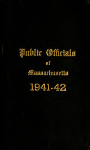 Public officials of Massachusetts (1941-1942)
