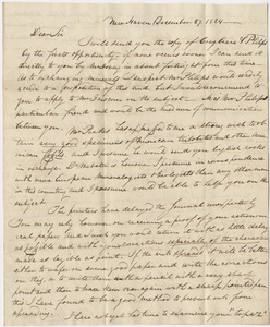 Benjamin Silliman letter to Edward Hitchcock, 1824 December 27