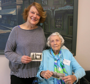 Marjorie Jordan and Carol Waite at the Hingham Mass. Memories Road Show