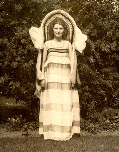 Dressed to celebrate the Tricentennial of Natick, MA