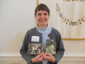 Mary Jane Aldrich-Moodie at the Martha's Vineyard Mass. Memories Road Show