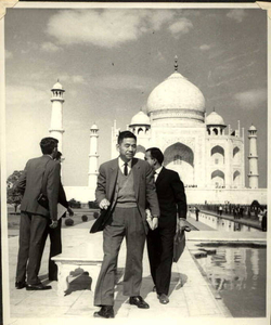 S.H. at the Taj Mahal