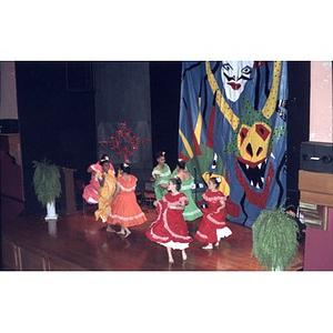Girls perform a folk dance at Inquilinos Boricuas en Acción's Annual Meeting.