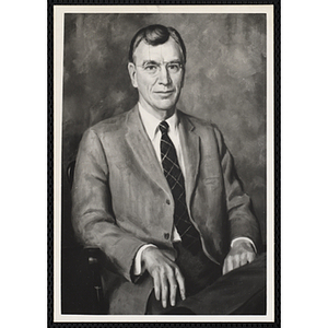 Portrait of Dr. J. Roswell Gallagher, Board of Overseers