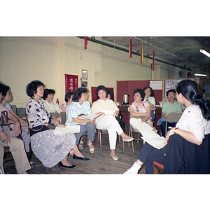 Meeting at the Chinese Progressive Association Workers' Center
