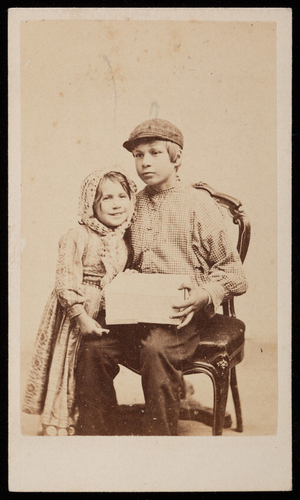 Studio portrait of unnamed children, Boston, Mass., ca. 1862-1874