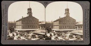 Quincy Market and Fanueil Hall, Boston, Mass.
