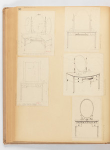 Toilet Tables. Cheval Glasses. -- Page 98