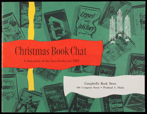Christmas book chat, a selection of the best books for 1953, Campbell's Book Store, 604 Congress Street, Portland, Maine