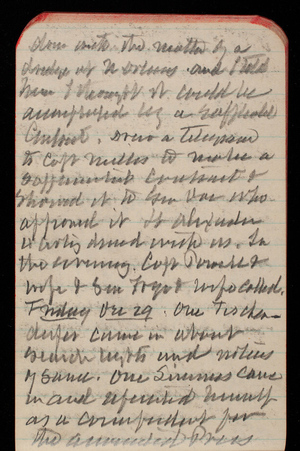 Thomas Lincoln Casey Notebook, November 1893-February 1894, 39, down with the matter of a