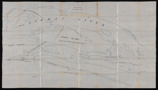 Plan, Potomac River near Great Falls, undated