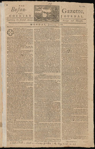 The Boston-Gazette, and Country Journal, 13 June 1768