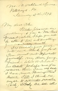 Letter from Mary Lyman to Tokumatsu Nakajima