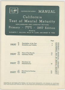 California tests, grades 1-6