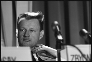 Zbiegniew Brzezinski, panelist at the National Teach-in on the Vietnam War
