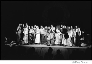 Fairfax Street Choir performing on last night of the Kohoutek Celebration of Consciousness: shot of the full choir