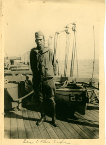 Blair T. Hunt, chaplain on board U. S. S. Huron on way to Brest, France