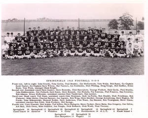 Springfield College Undefeated 1965 Football Team (with names)