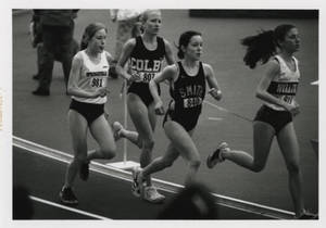 Barbara Swallow running a race