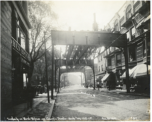 Southerly on Washington Street from opposite Columbia Theatre