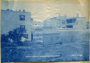 [Shop at Dorchester Avenue and Washburn Street]