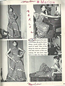 Photographs of Marlow Monique Dickson in a Magazine