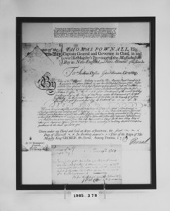 Military commission certificate