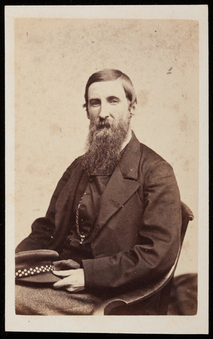 Studio portrait of an unidentified man, Boston, Mass., undated