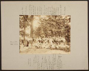 Group portrait of part of the Boston Highlands Society Sunday School