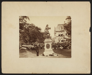 Dedication of the statue of General George Armstrong Custer, West Point, N.Y., undated