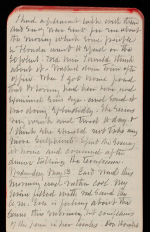 Thomas Lincoln Casey Notebook, February 1890-May 1891, 89, I had a pleasant talk with them