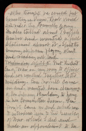 Thomas Lincoln Casey Notebook, February 1893-May 1893, 57, who thought he could put