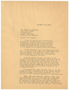 Letter from W. E. B. Du Bois to the Ford Hall Forum
