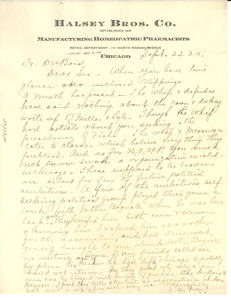 Letter from J. Hebert Gray to W. E. B. Du Bois