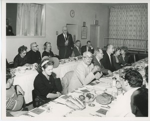 Attendees at Thanksgiving celebration