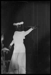Dancer performing at James Baldwin's birthday celebration
