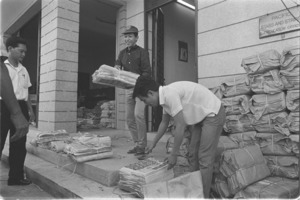 Distribution office of Stars and Stripes, Saigon.