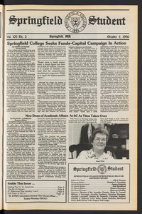 The Springfield Student (vol. 105, no. 3) Oct. 4, 1990