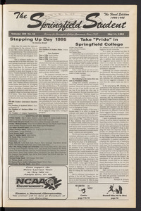The Springfield Student (vol. 109, no. 26) May 11, 1995