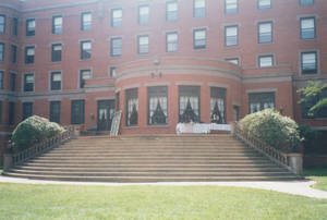 Alumni Hall and MacLean Terrace, July 2001