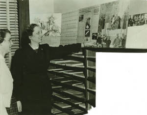Marsh Memorial Librarian, Doris Fletcher, c. 1950