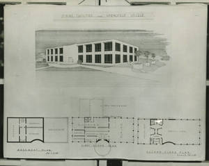 Woods Hall Renovation Floor Plans, c. 1960