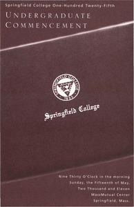 Springfield College undergraduate Commencement Program (2011)
