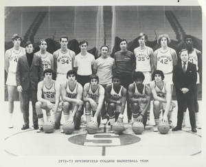 The 1972-1973 Springfield College Men's Basketball Team