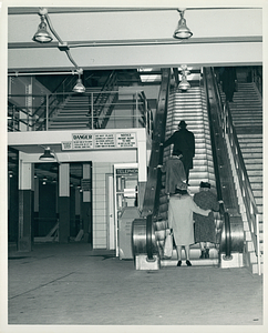 Escalator inside Government Center MTA Rapid Transit Station