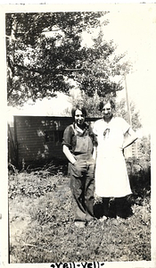 A Photograph of Dorris Bullard with Her Mother