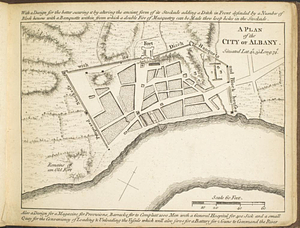 A plan of the city of Albany situated lat. 42, 30" long. 74