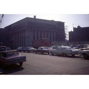 Dockser Hall under construction